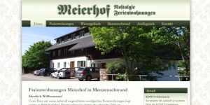 Ferienwohnungen Meierhof Menzenschwand Website